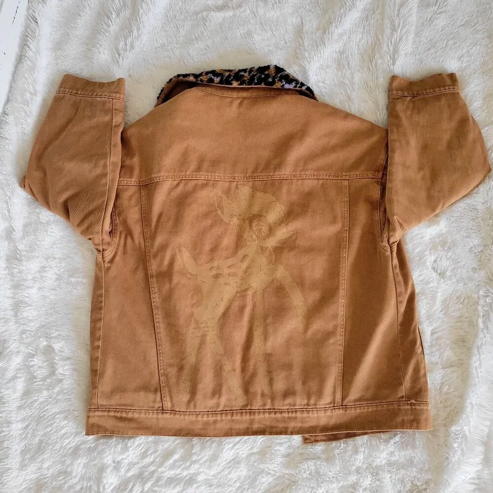 Disney Bambi Peacebird Ouyang‎ Nana Collaboration Denim Jacket- S